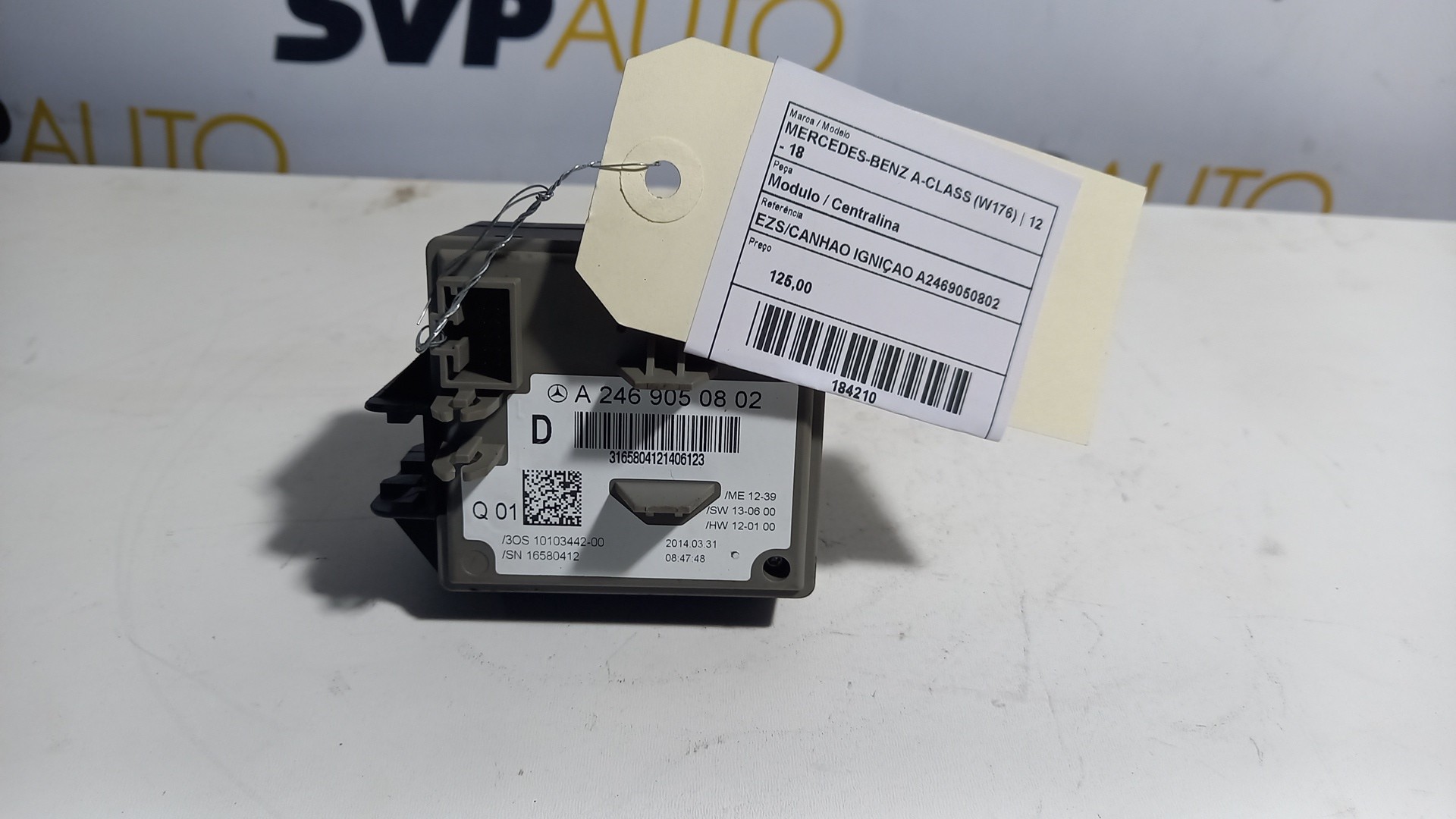 Canhão Ignição MERCEDES-BENZ A-CLASS (W176) | 12 - 18 Imagem-1