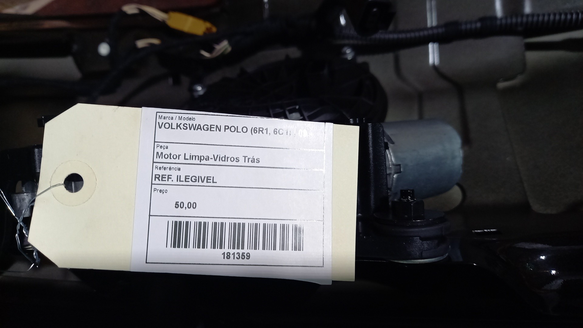 Motor Limpa-Vidros Trás VOLKSWAGEN POLO (6R1, 6C1) | 09 -  Imagem-1