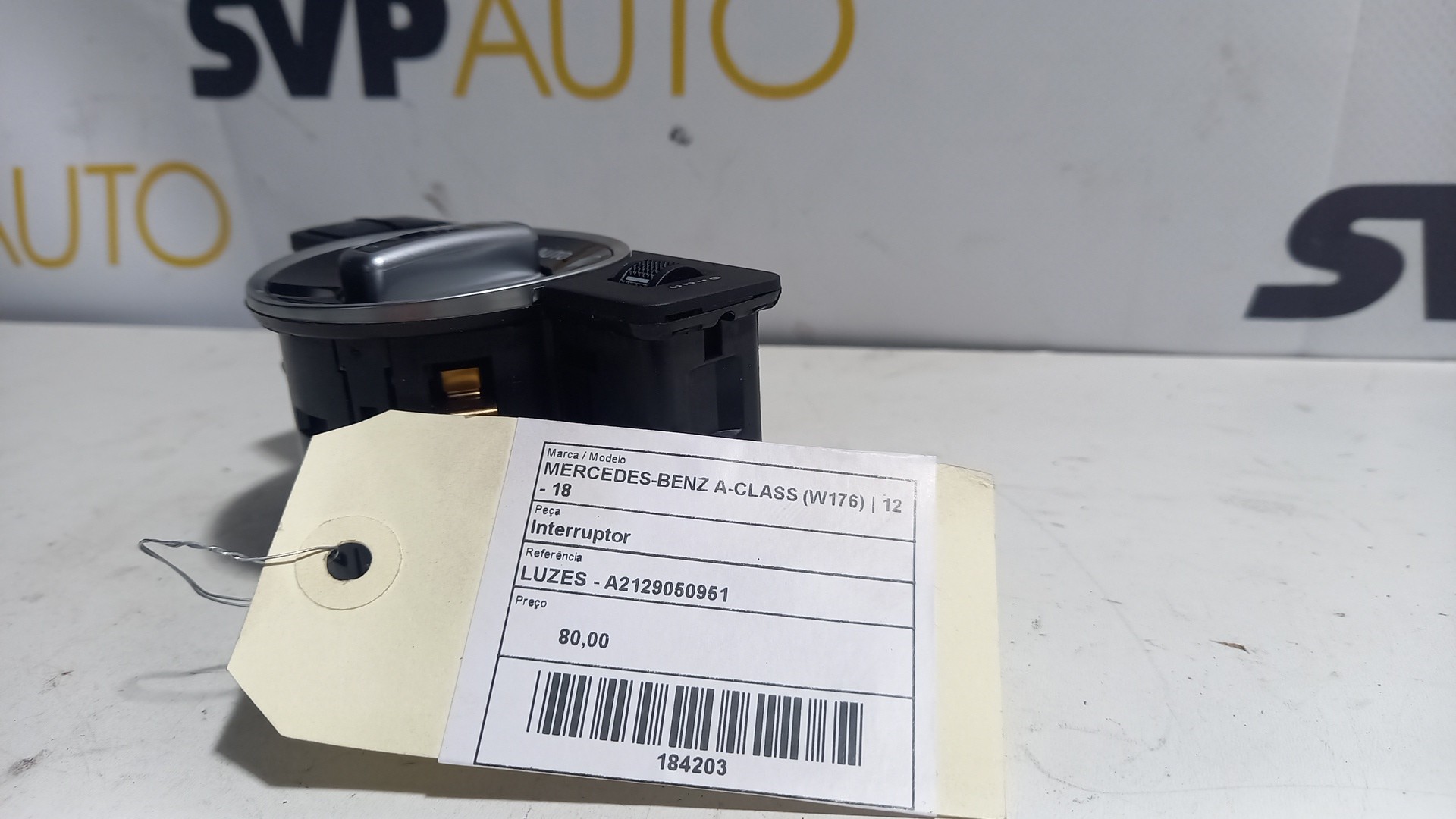 Botão / Interruptor Luzes MERCEDES-BENZ A-CLASS (W176) | 12 - 18 Imagem-2