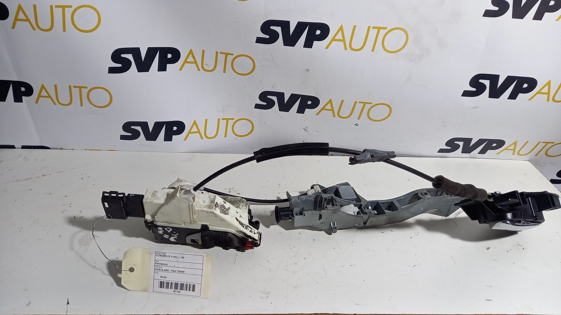 Fechadura Tras Lado Direito CITROEN C3 II (SC_) | 09 - 