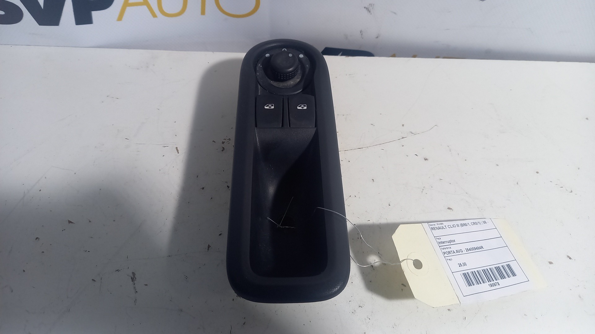 Botão / Interruptor Vidro Frente Esquerdo RENAULT CLIO III (BR0/1, CR0/1) | 05 -  Imagem-1