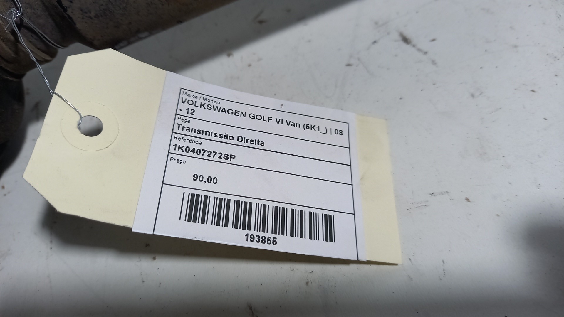 Transmissão Frente lado direito VOLKSWAGEN GOLF VI (5K1) | 08 - 14 Imagem-1