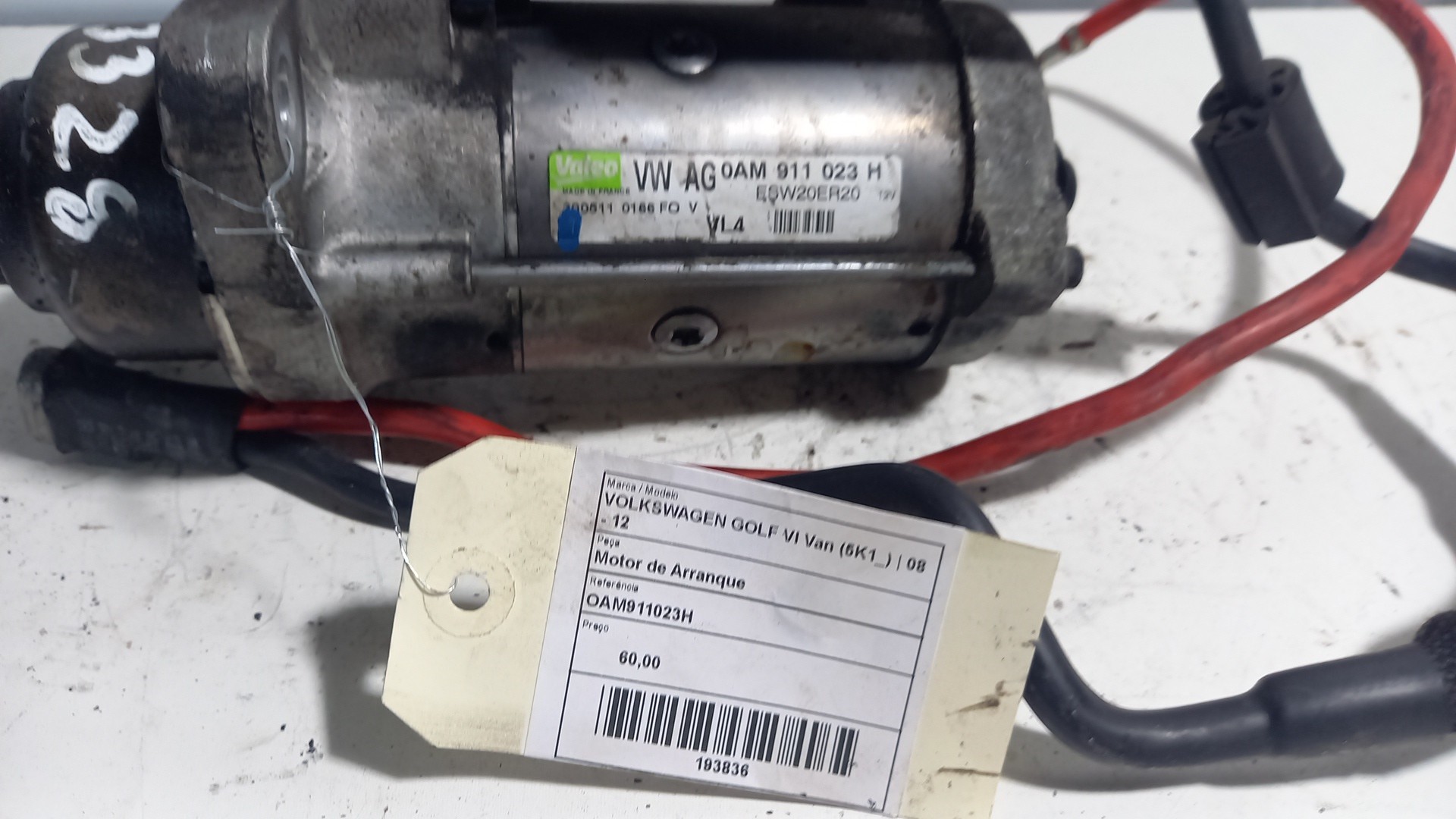 Motor de Arranque VOLKSWAGEN GOLF VI (5K1) | 08 - 14 Imagem-2