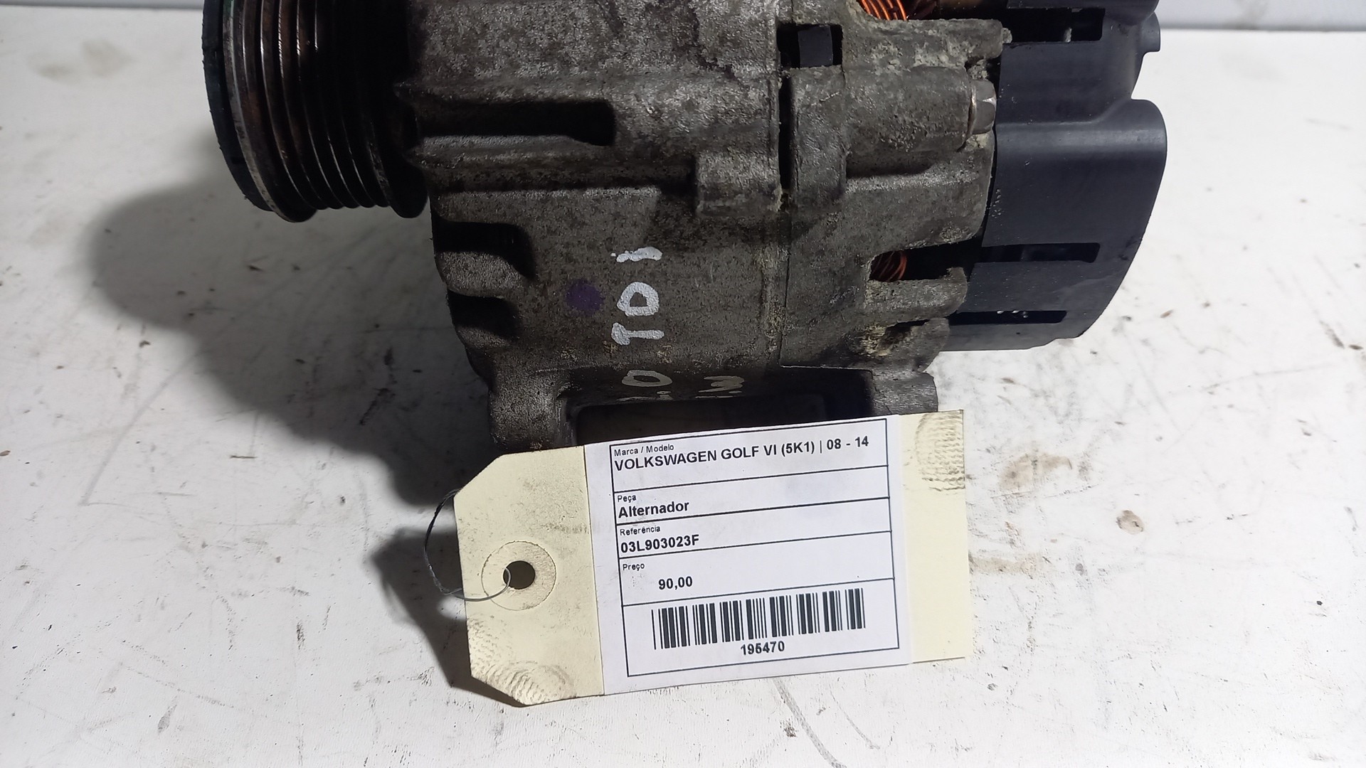 Alternador VOLKSWAGEN GOLF VI (5K1) | 08 - 14 Imagem-2