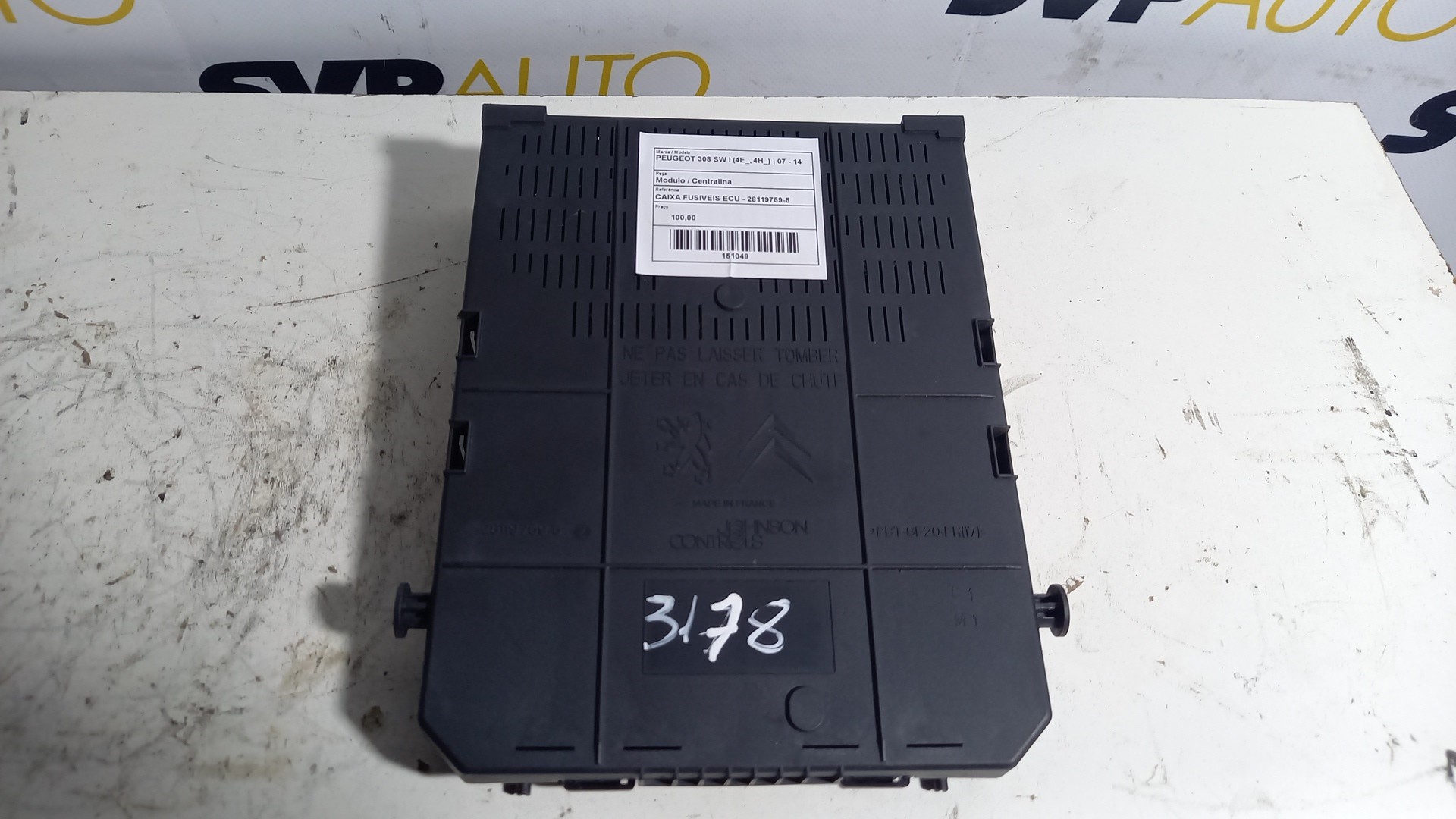Modulo / Centralina PEUGEOT 308 SW I (4E_, 4H_) | 07 - 14