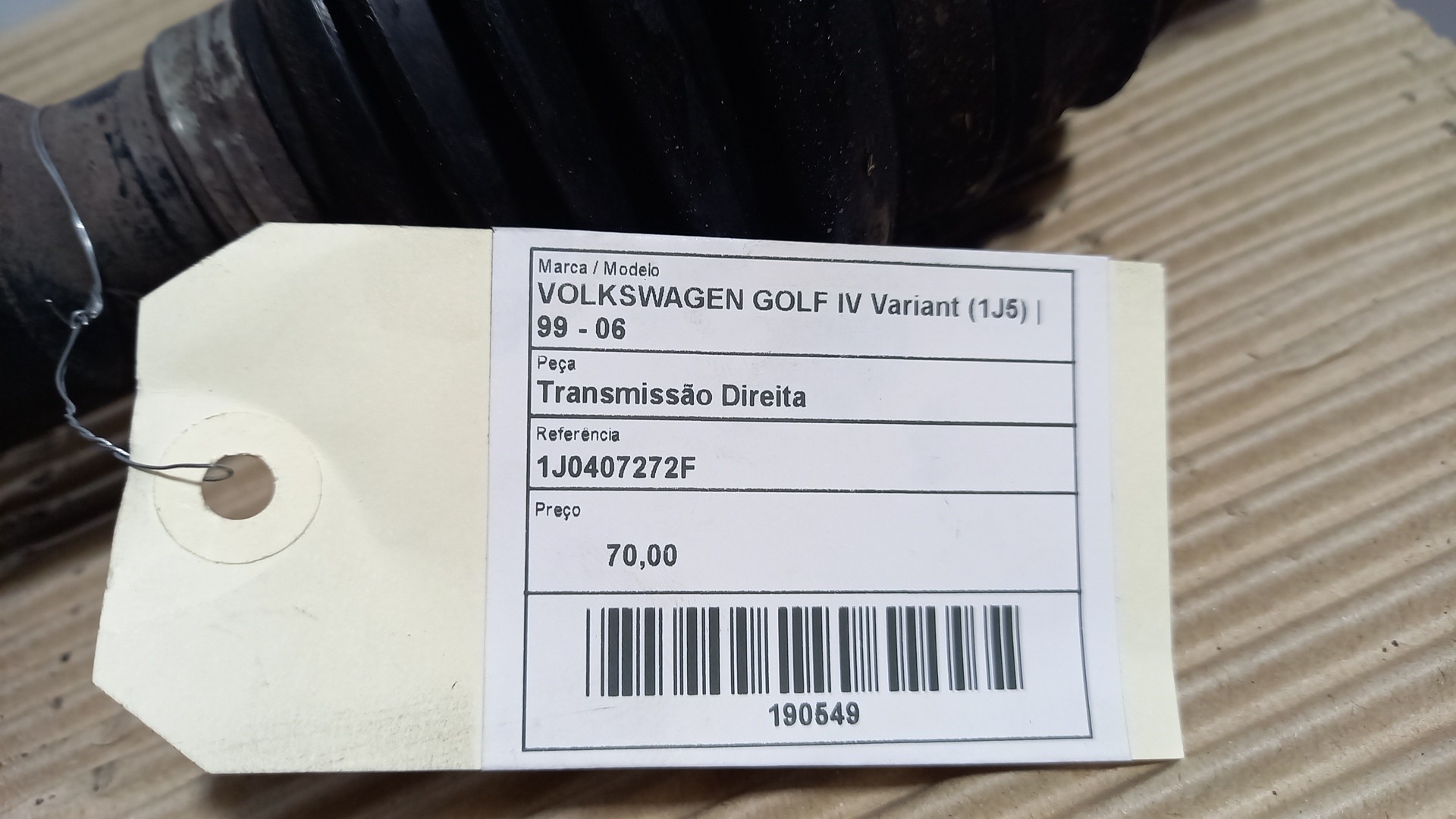 Transmissão Frente lado direito VOLKSWAGEN GOLF IV Variant (1J5) | 99 - 06 Imagem-1