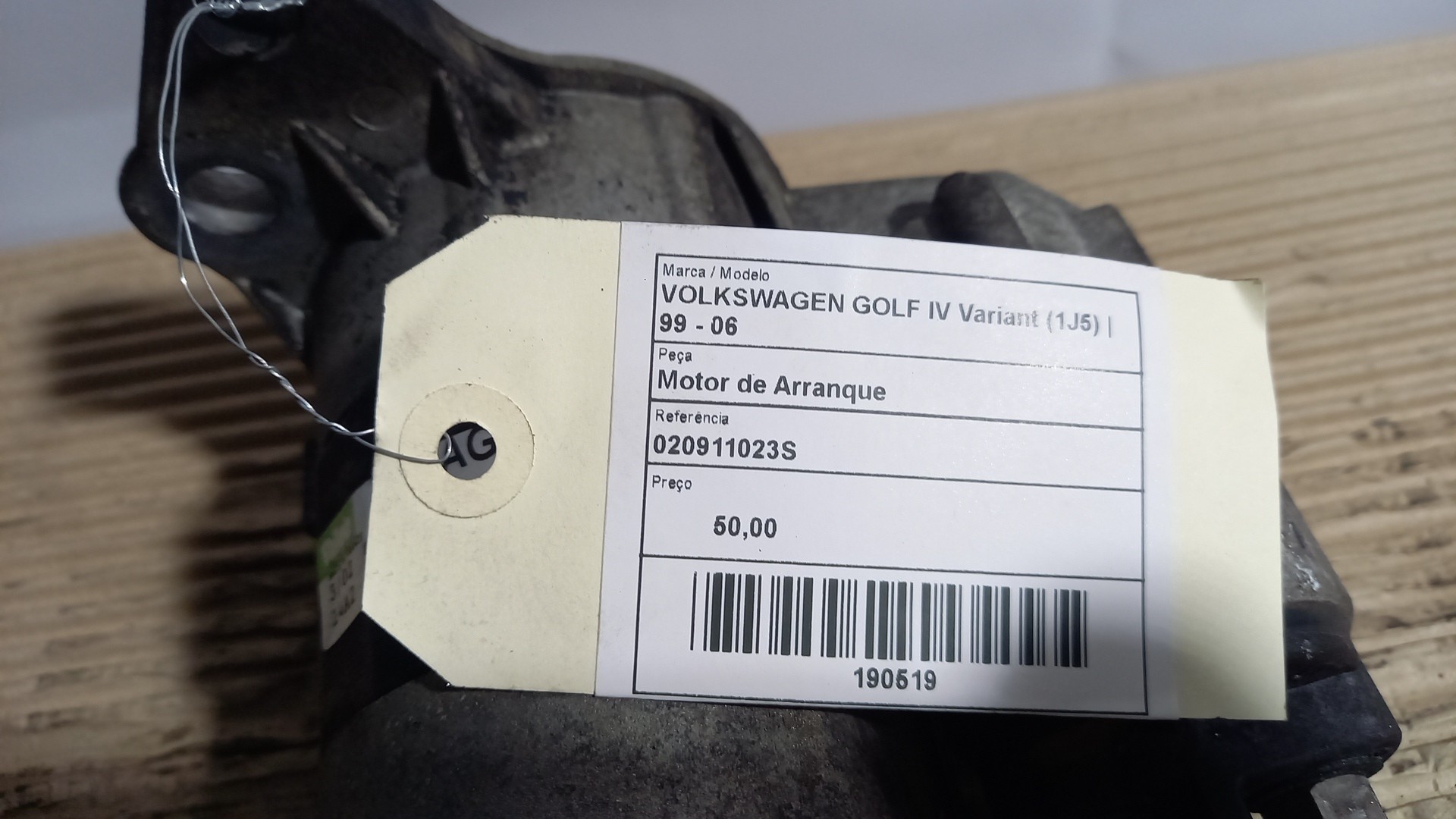 Motor de Arranque VOLKSWAGEN GOLF IV Variant (1J5) | 99 - 06 Imagem-3