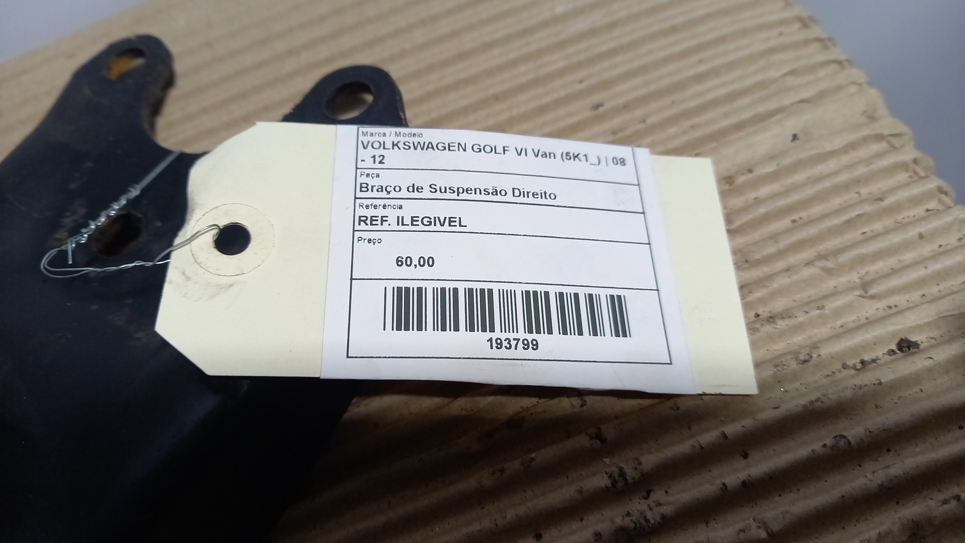 Braço de Suspensão Direito VOLKSWAGEN GOLF VI (5K1) | 08 - 14 Imagem-1