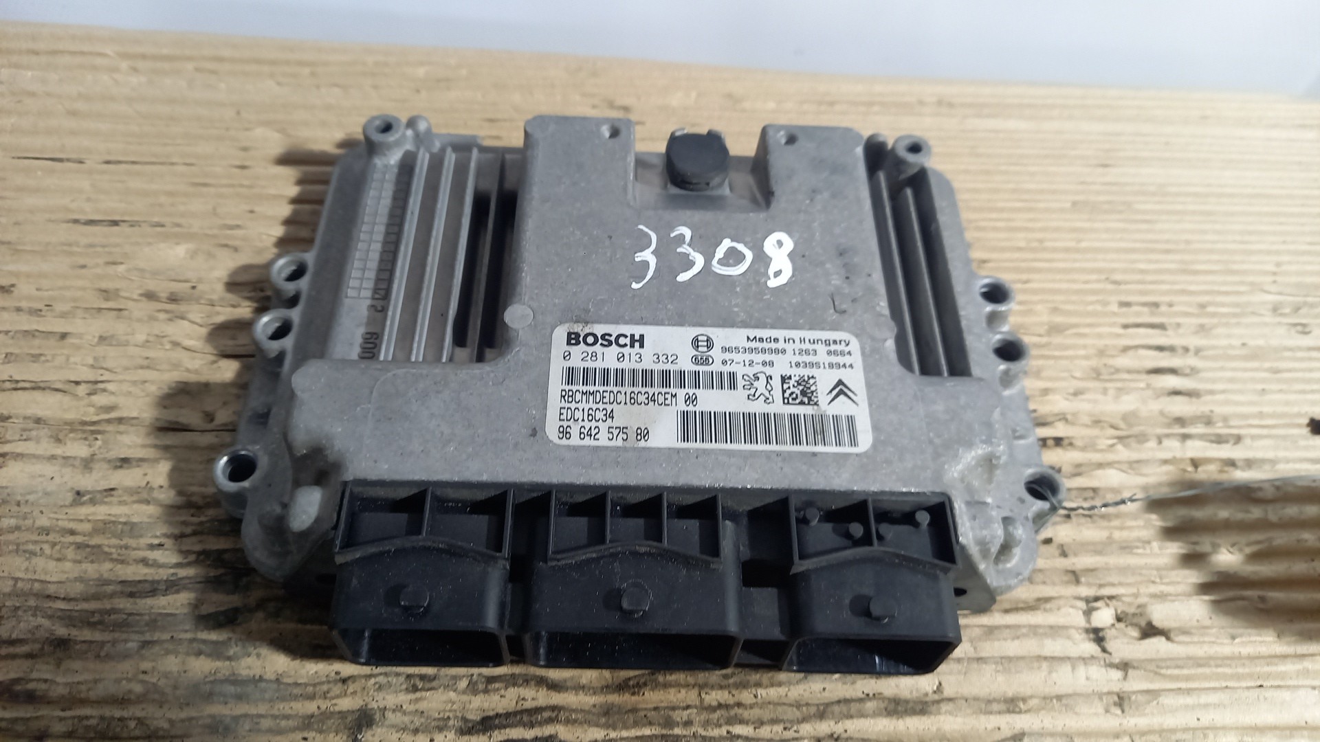 Engine Module PEUGEOT 308 I (4A_, 4C_) | 07 - 16