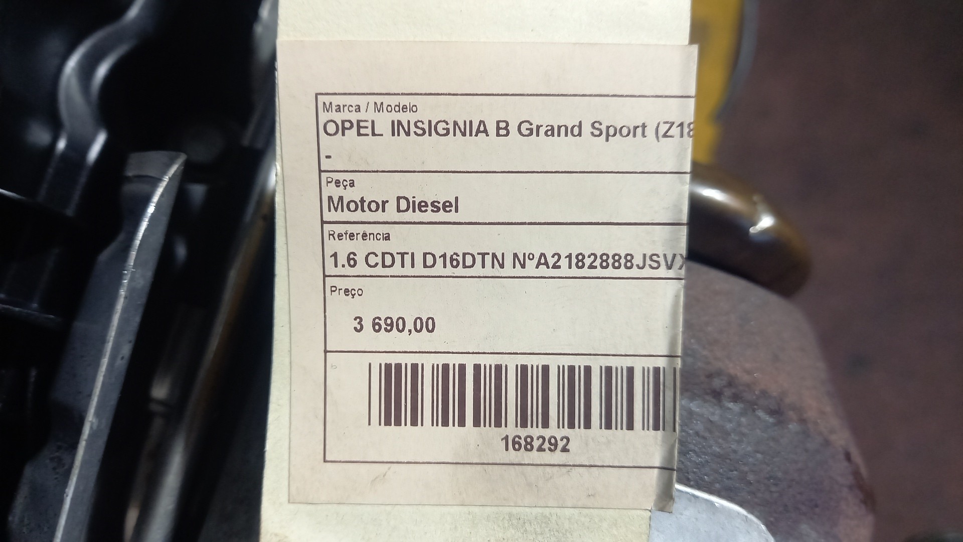 Motor OPEL INSIGNIA B Grand Sport (Z18) | 17 -  Imagem-4