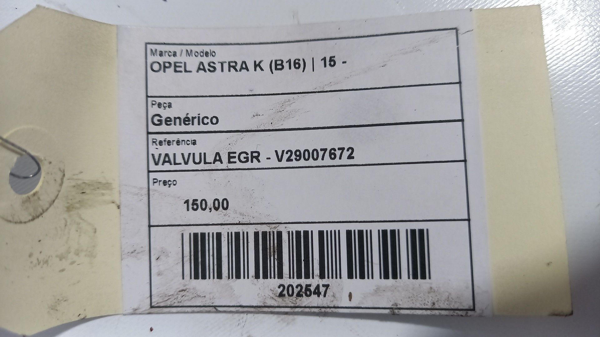 Genérico OPEL ASTRA K (B16) | 15 - 