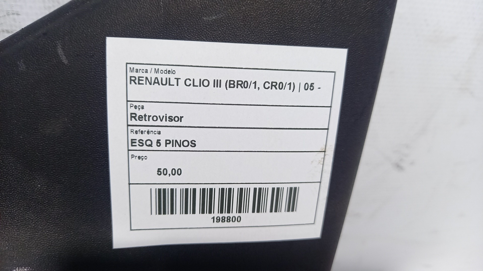 Retrovisor Lado Esquerdo RENAULT CLIO III (BR0/1, CR0/1) | 05 -  Imagem-2