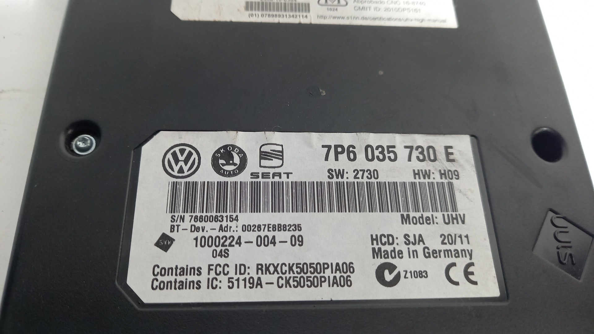 Módulo / Centralina VOLKSWAGEN GOLF VI (5K1) | 08 - 14 Imagem-2