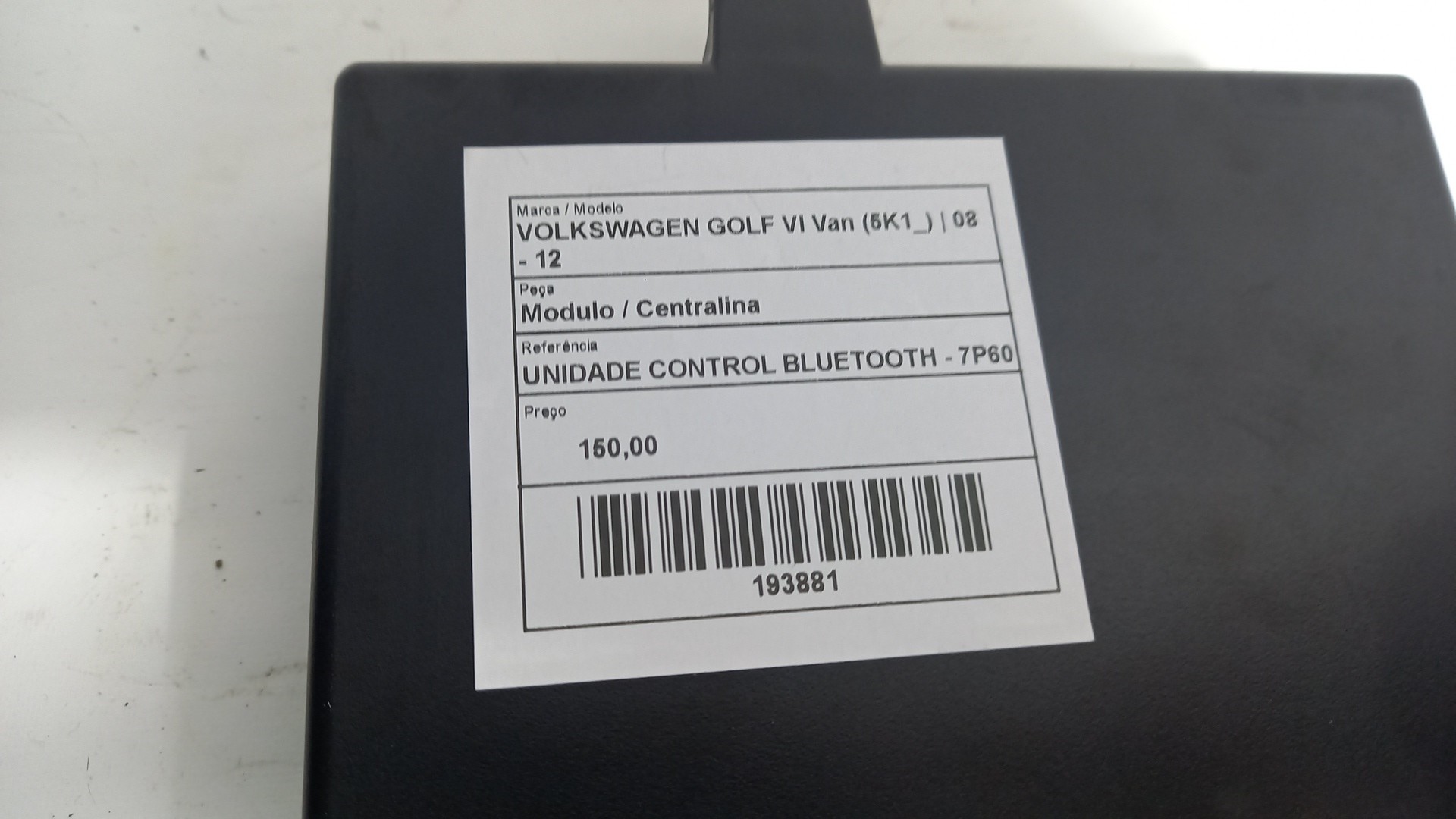 Módulo / Centralina VOLKSWAGEN GOLF VI (5K1) | 08 - 14 Imagem-3