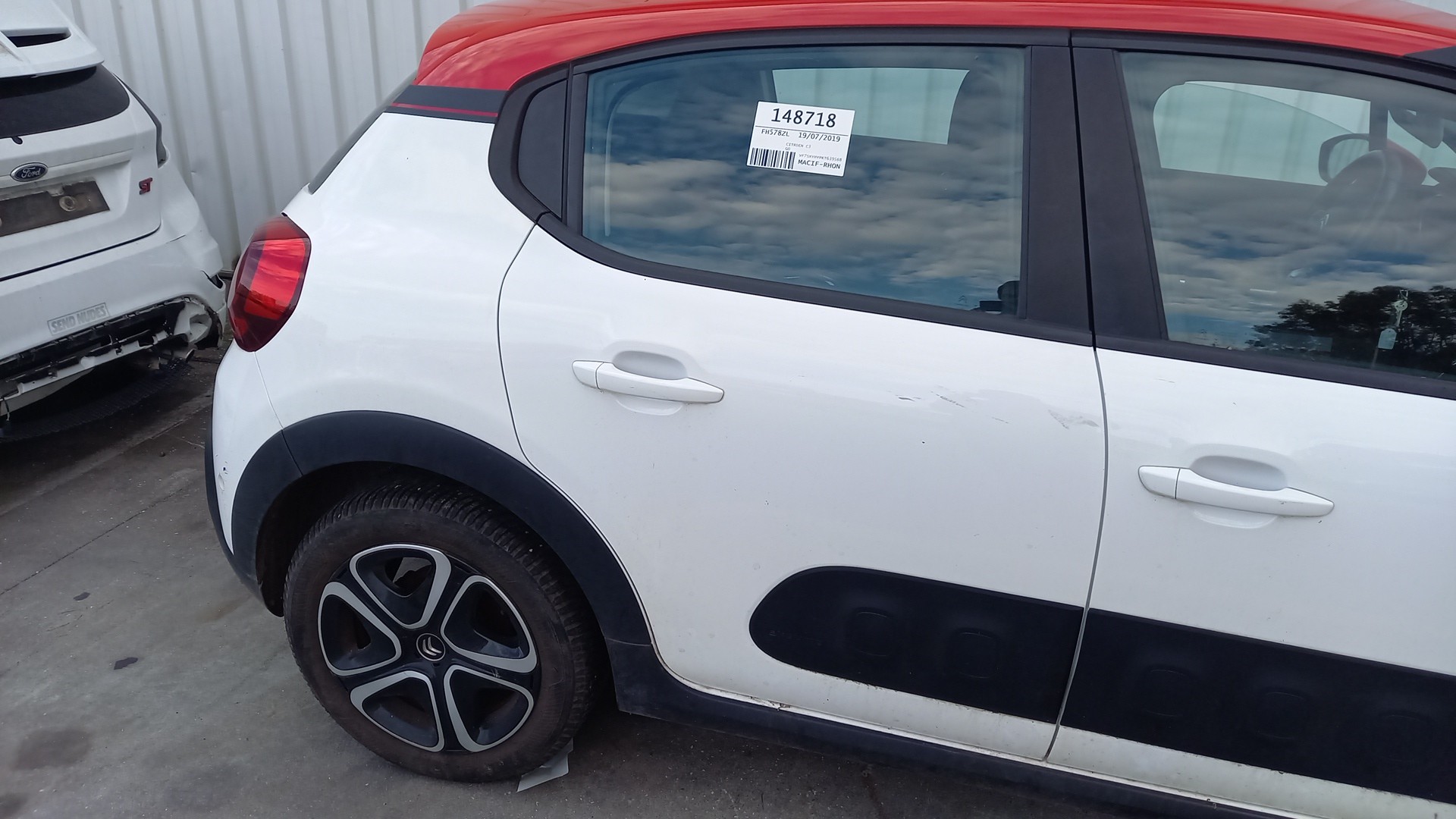 Porta Tras Lado Direito CITROEN C3 III (SX) | 16 - 
