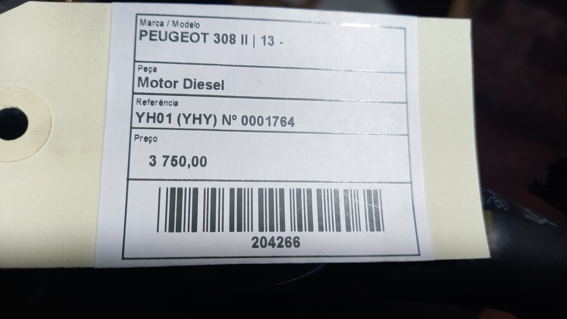 Motor PEUGEOT 308 II | 13 -  Imagem-4