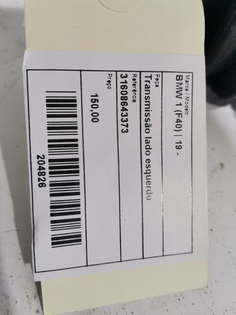 Transmissão Frente lado esquerdo BMW 1 (F40) | 19 - 