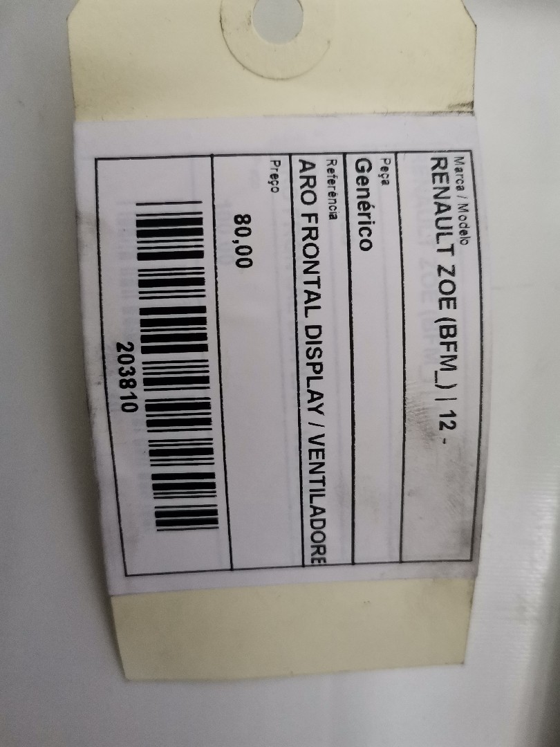 Genérico RENAULT ZOE (BFM_) | 12 - 