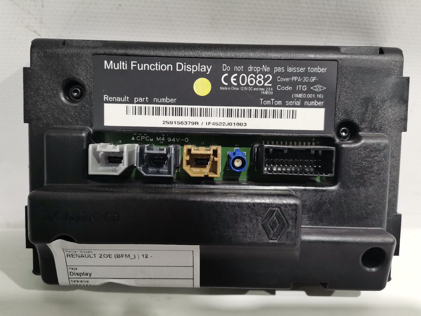 Pantalla Aire Acondicionado RENAULT ZOE (BFM_) | 12 -  Imagem-1