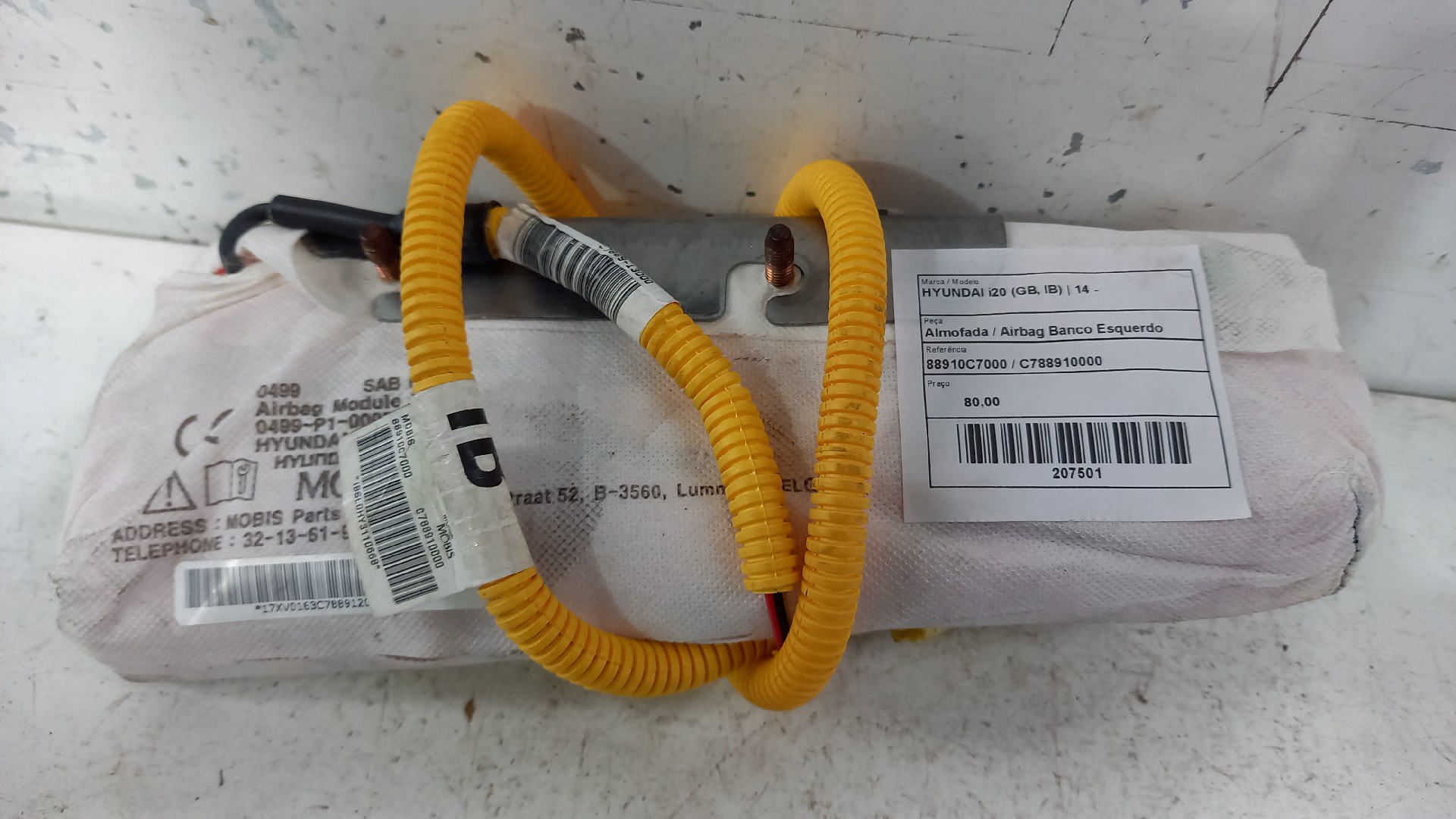 Almofada / Airbag Banco Esquerdo HYUNDAI i20 (GB, IB) | 14 - 