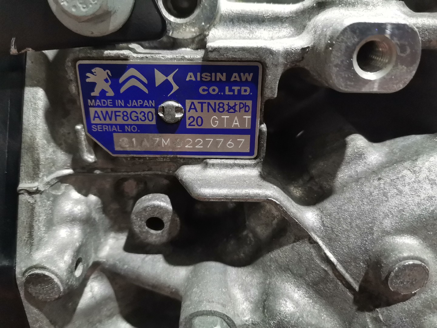 Caixa de Velocidades Automática PEUGEOT 2008 II (U_) | 19 - 
