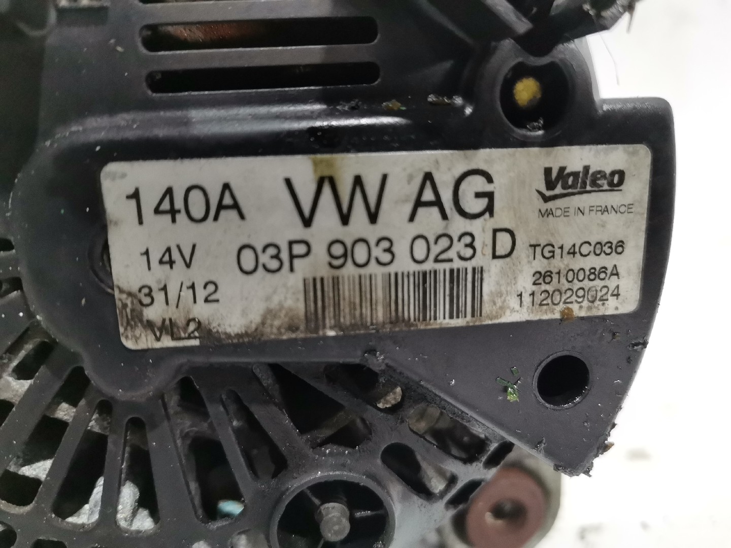 Alternador VOLKSWAGEN POLO (6R1, 6C1) | 09 -  Imagem-1