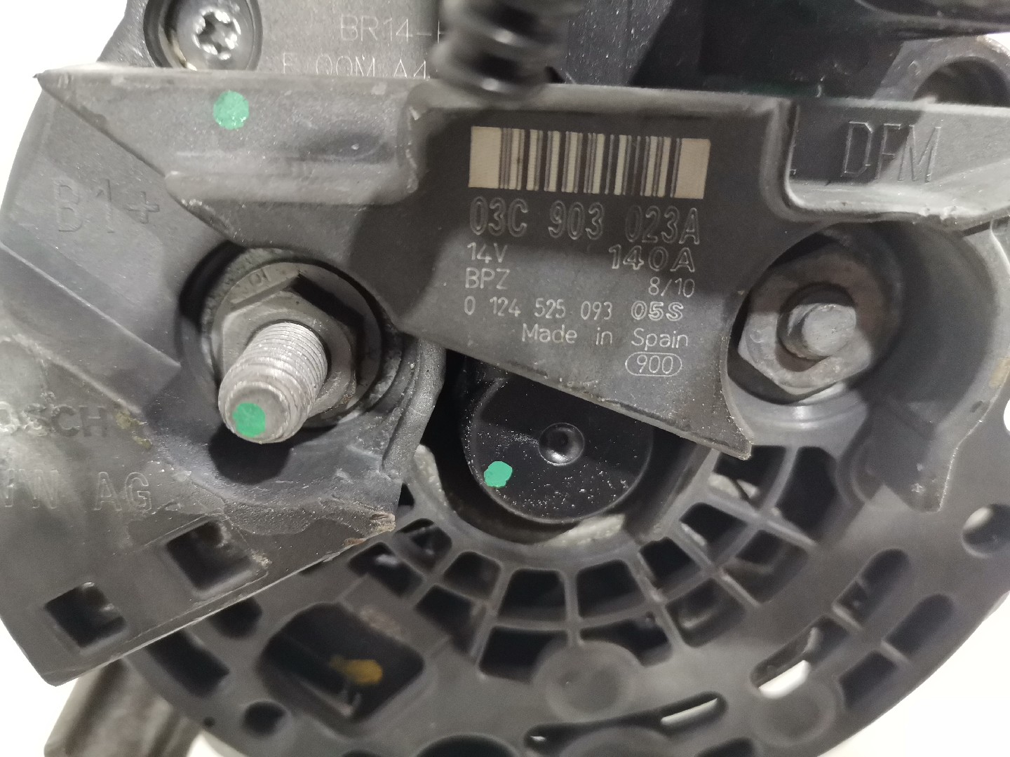 Alternador VOLKSWAGEN GOLF VI (5K1) | 08 - 14 Imagem-2