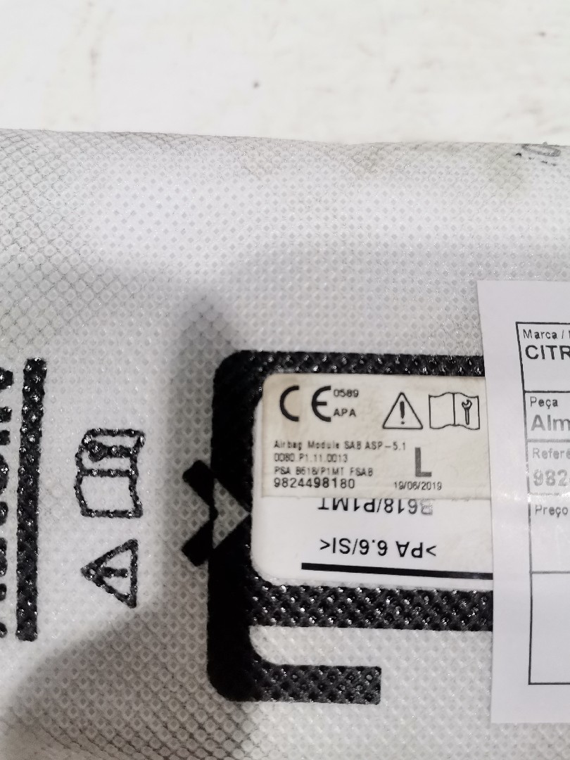 Almofada / Airbag Banco Esquerdo CITROEN C3 III (SX) | 16 - 