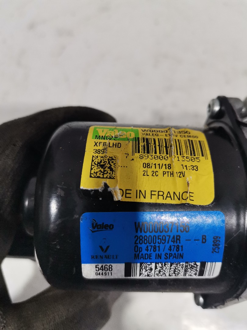 Motor Limpa-Vidros Frente RENAULT ZOE (BFM_) | 12 - 