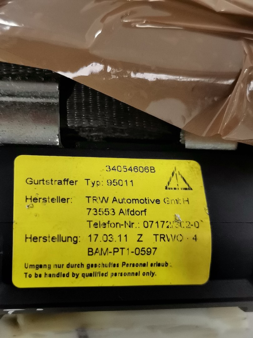 Pré-Tensor/Cinto Frente Direito RENAULT CLIO III (BR0/1, CR0/1) | 05 -  Imagem-3