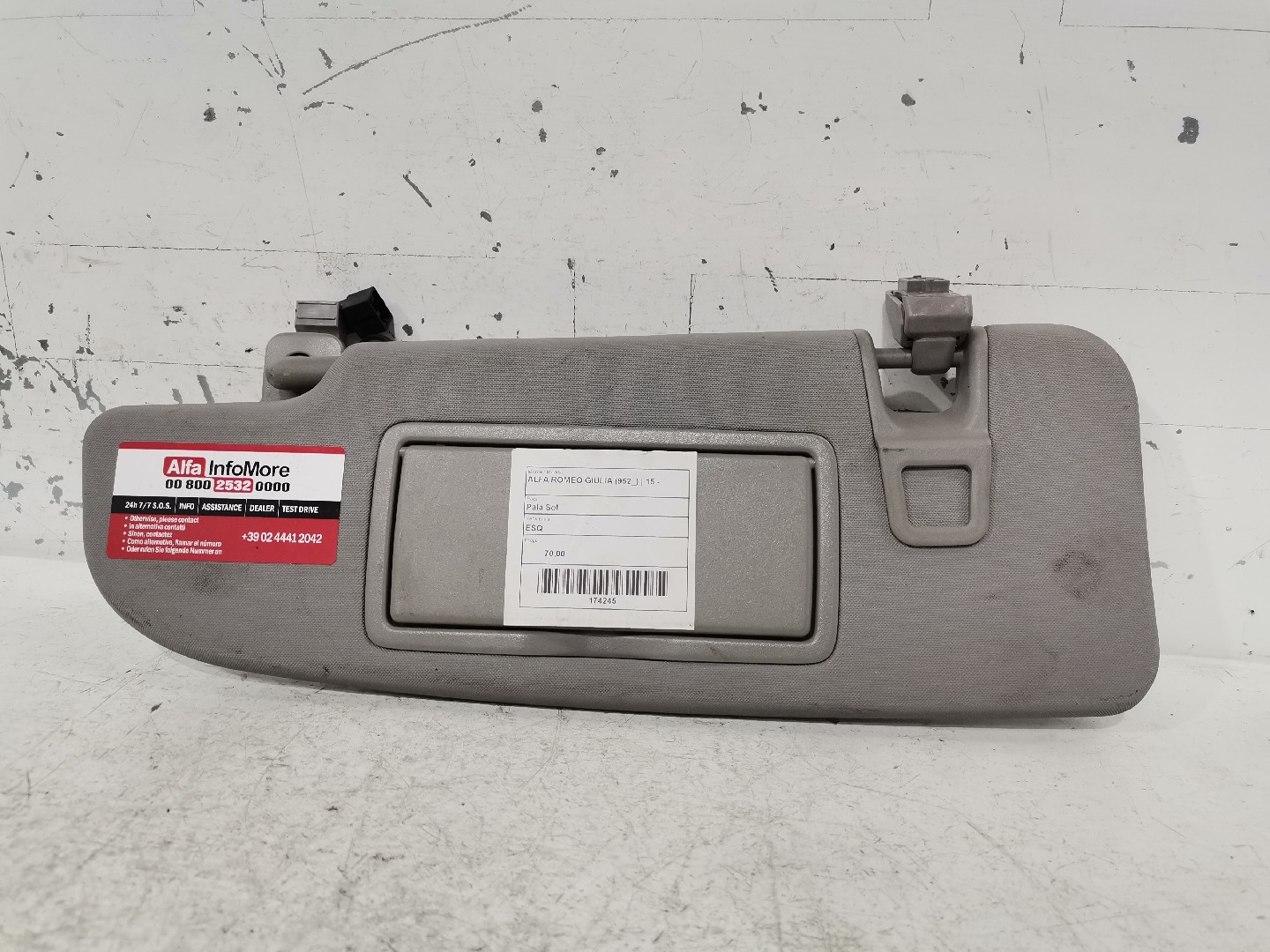 Pala Sol Lado Esquerdo ALFA ROMEO GIULIA (952_) | 15 - 