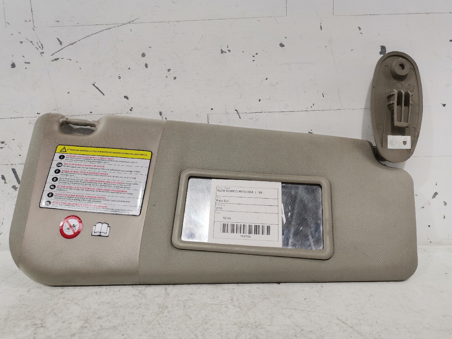 Pala Sol Lado Direito ALFA ROMEO MITO (955_) | 08 - 