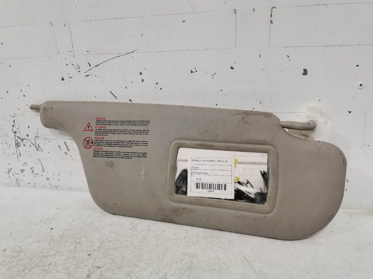 Pala Sol Lado Direito RENAULT CLIO III (BR0/1, CR0/1) | 05 - 