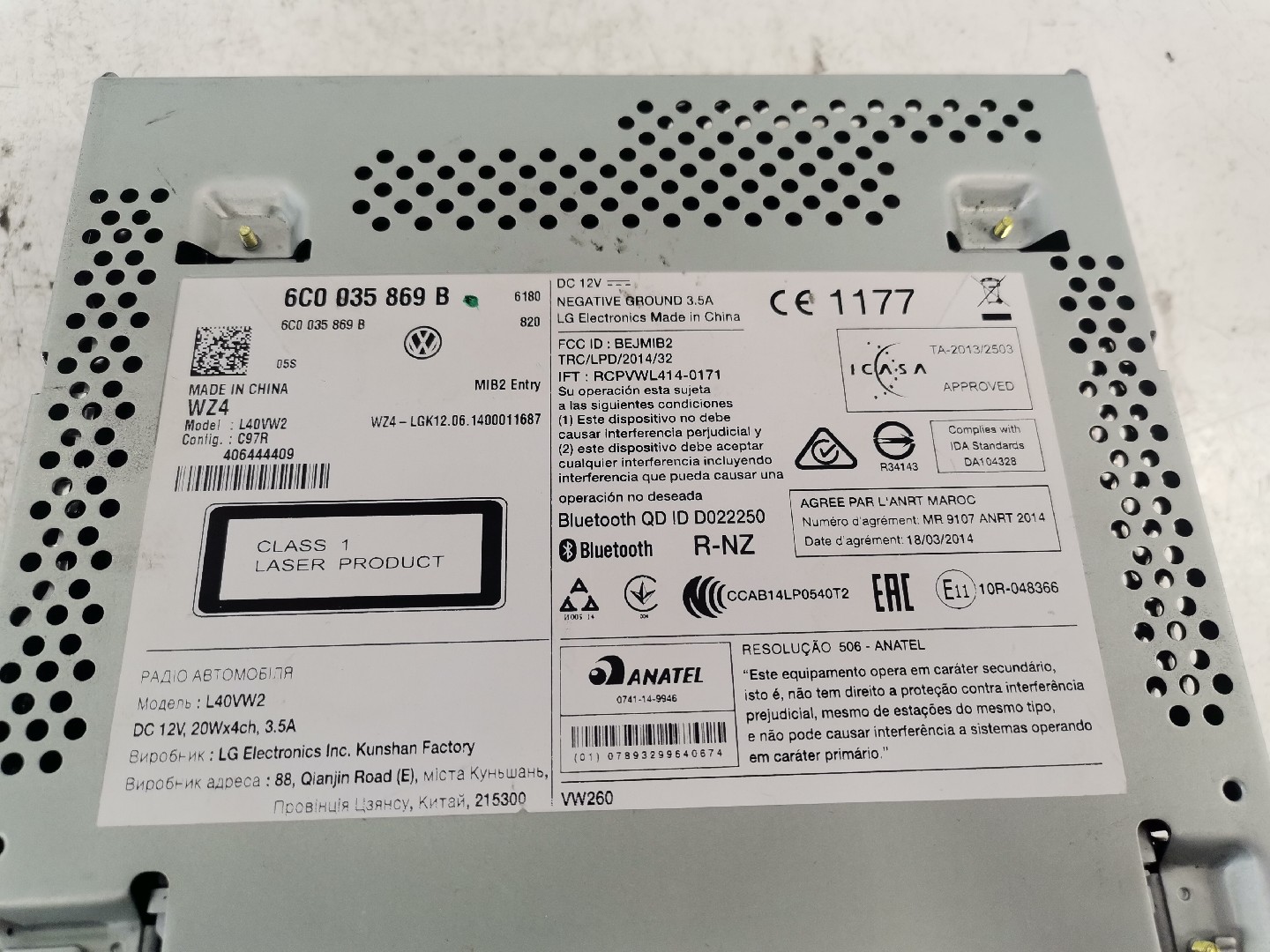 Rádio VOLKSWAGEN POLO (6R1, 6C1) | 09 -  Imagem-3