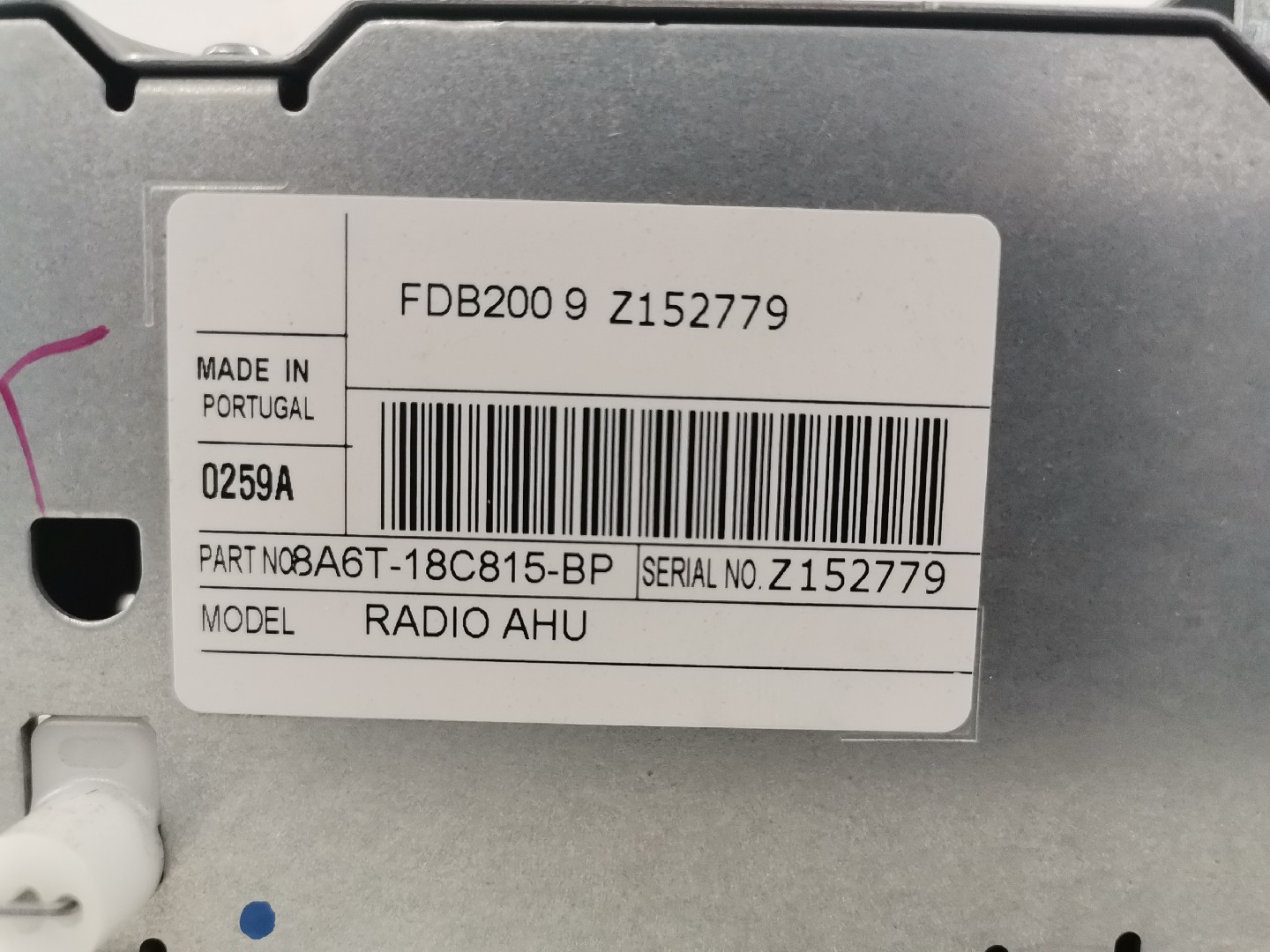 Rádio FORD FIESTA VI (CB1, CCN) | 08 -  Imagem-2