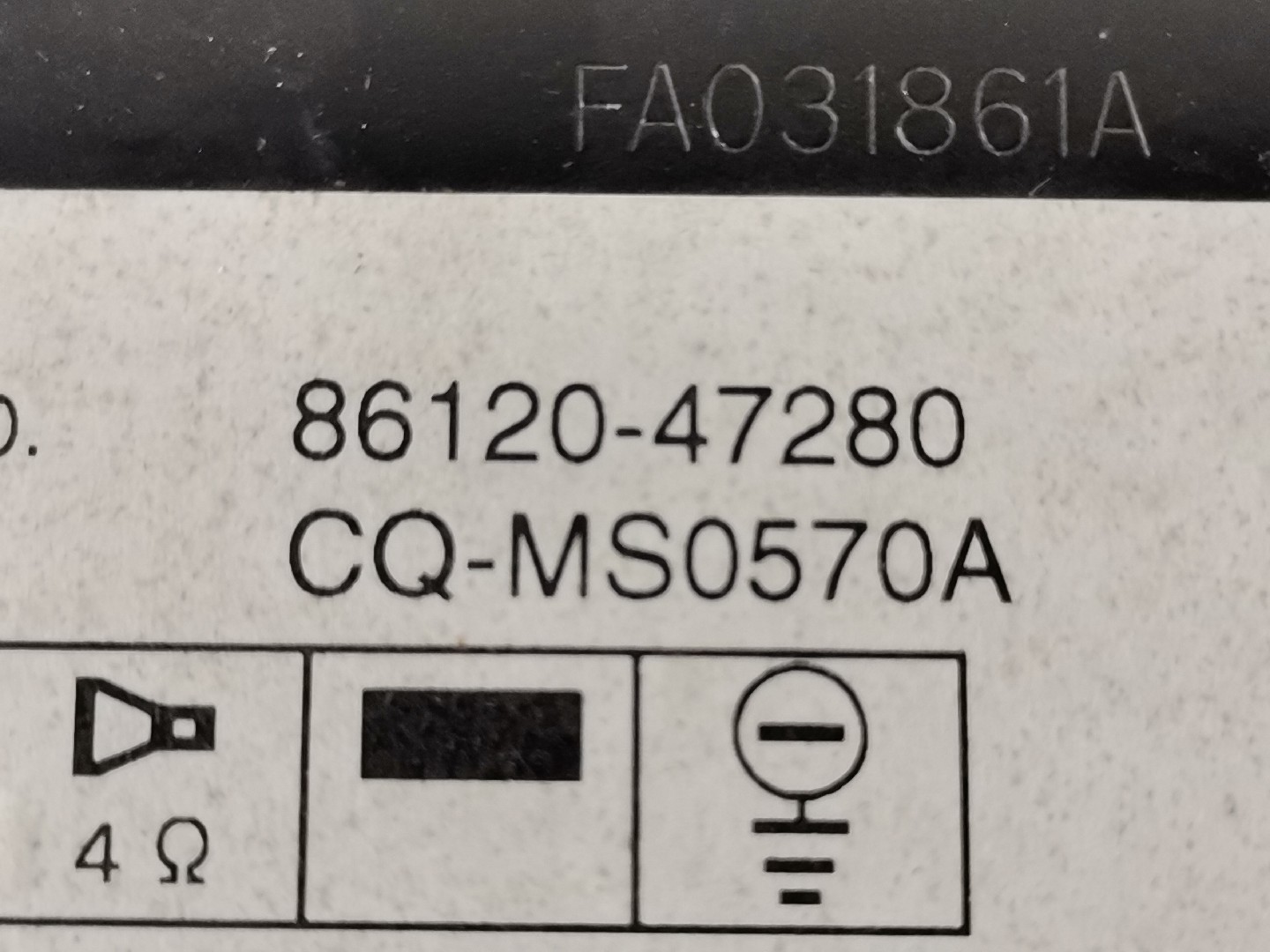 Rádio TOYOTA PRIUS Hatchback (_W2_) | 03 - 09 Imagem-3