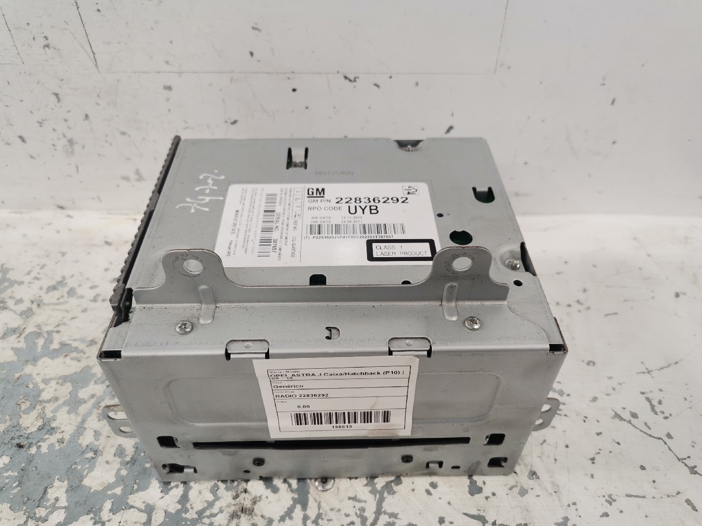 Rádio OPEL ASTRA J (P10) | 09 - 15