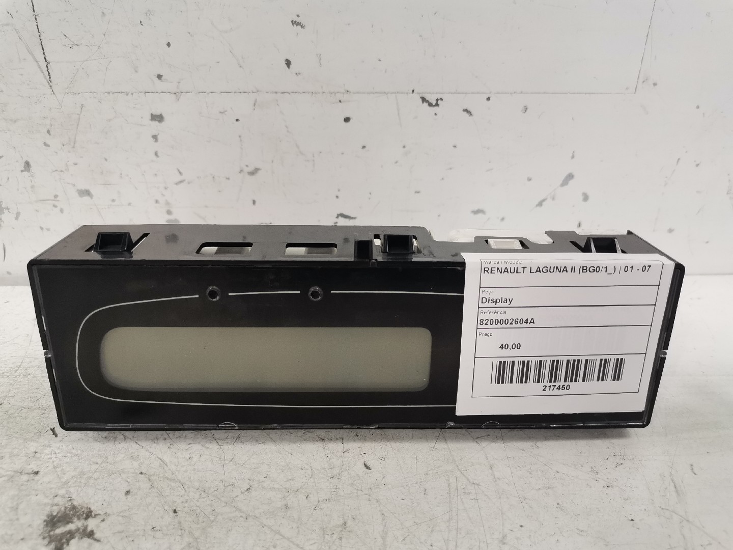 Pantalla Aire Acondicionado RENAULT LAGUNA II (BG0/1_) | 01 - 07