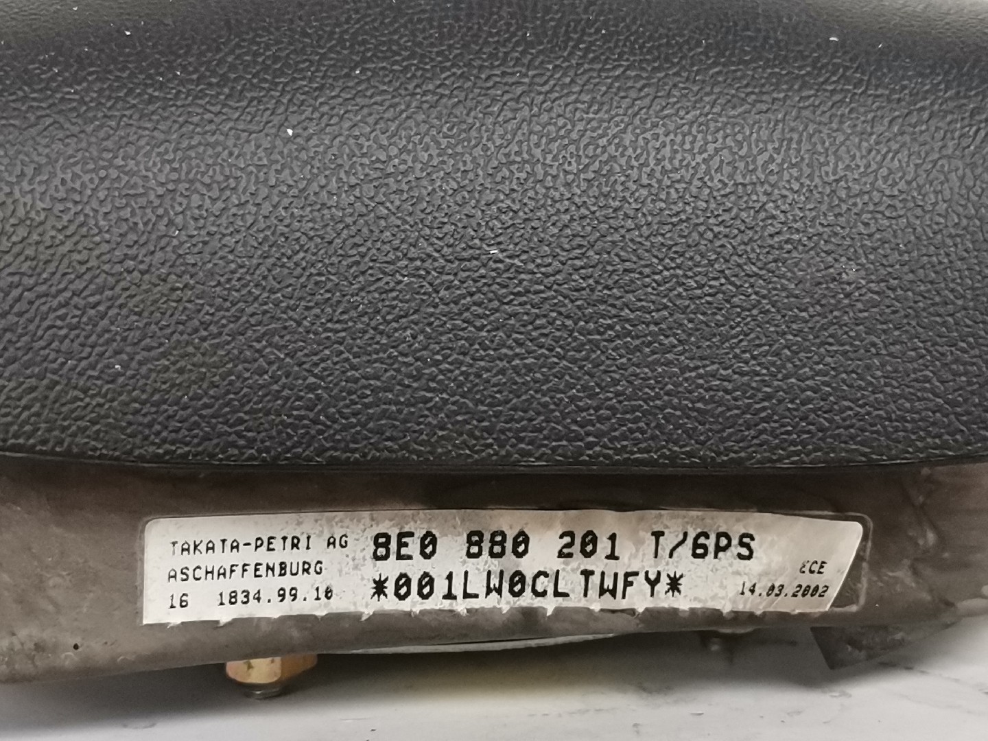 Airbag / Centro Volante AUDI A4 (8E2, B6) | 00 - 05 Imagem-2