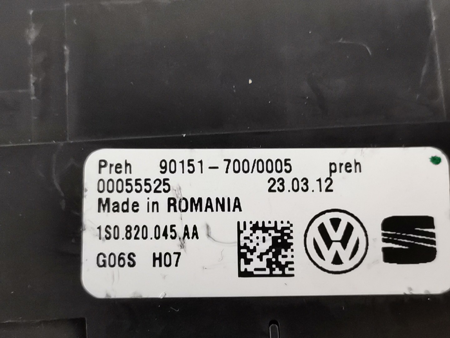 Comando Sofagem VOLKSWAGEN UP (121, 122, BL1, BL2) | 11 -  Imagem-3