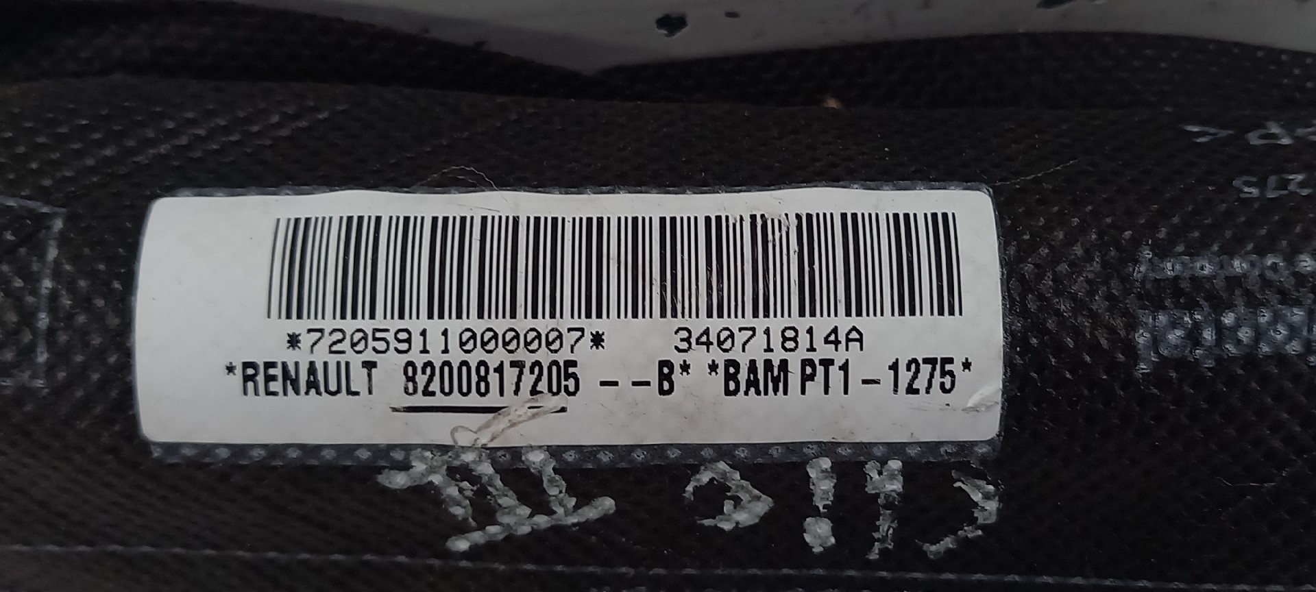 Almofada / Airbag Banco Esquerdo RENAULT CLIO III (BR0/1, CR0/1) | 05 -  Imagem-1