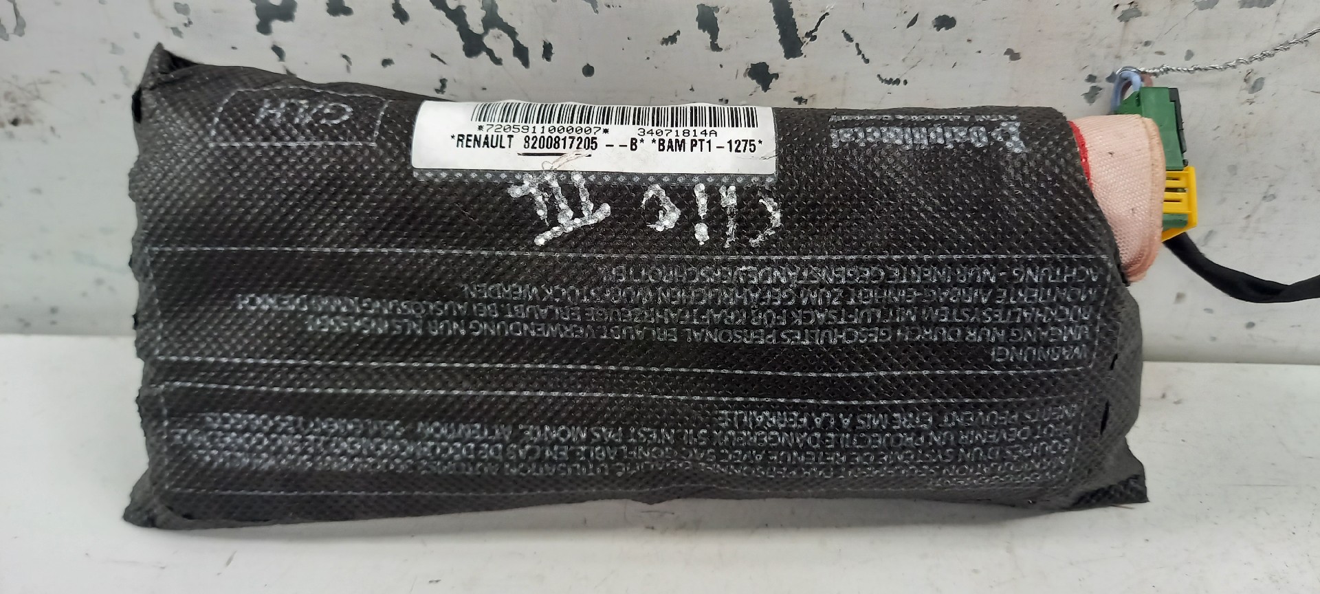 Almofada / Airbag Banco Esquerdo RENAULT CLIO III (BR0/1, CR0/1) | 05 - 