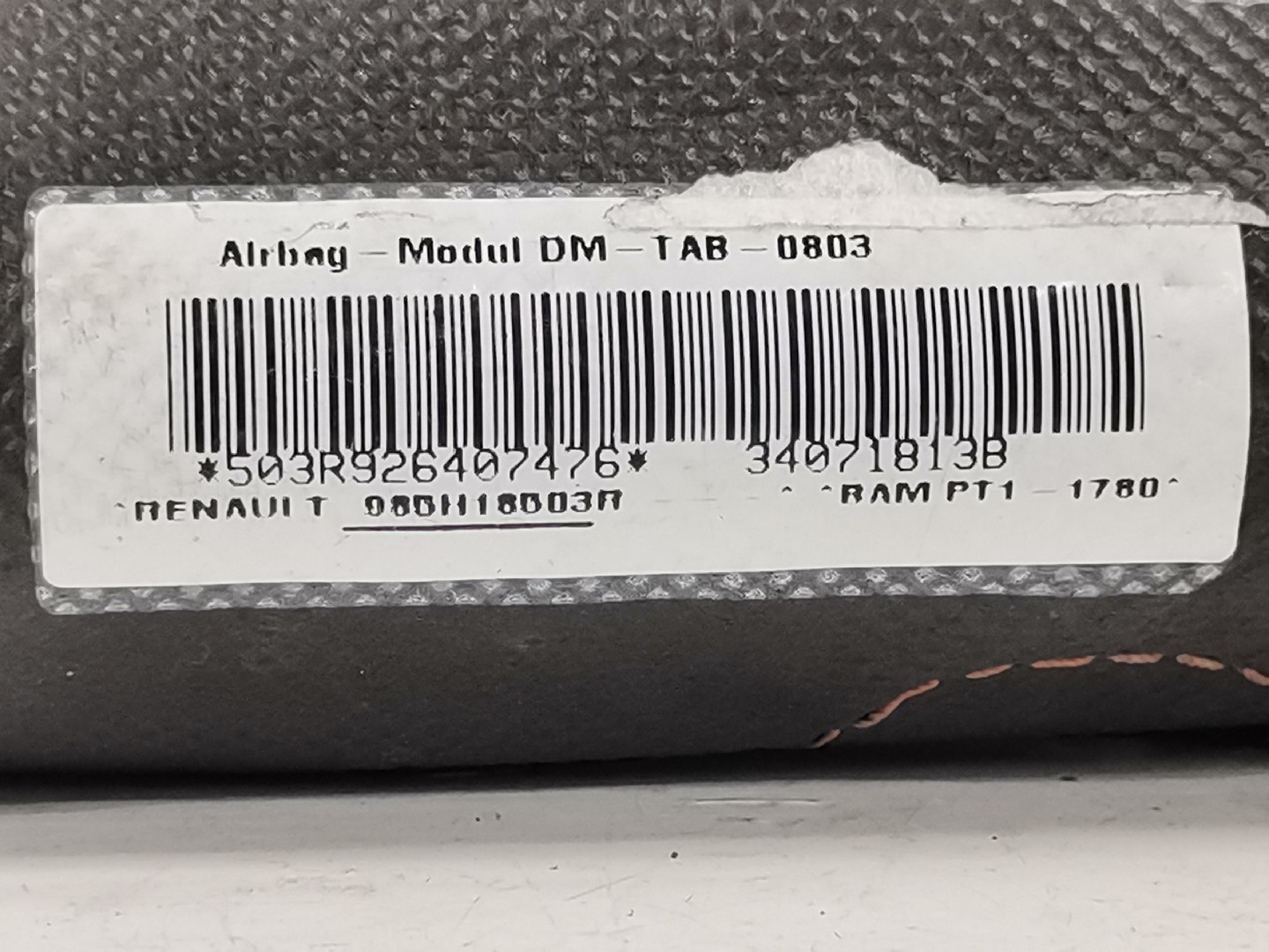 Almofada / Airbag Banco Direito RENAULT CLIO III (BR0/1, CR0/1) | 05 -  Imagem-1