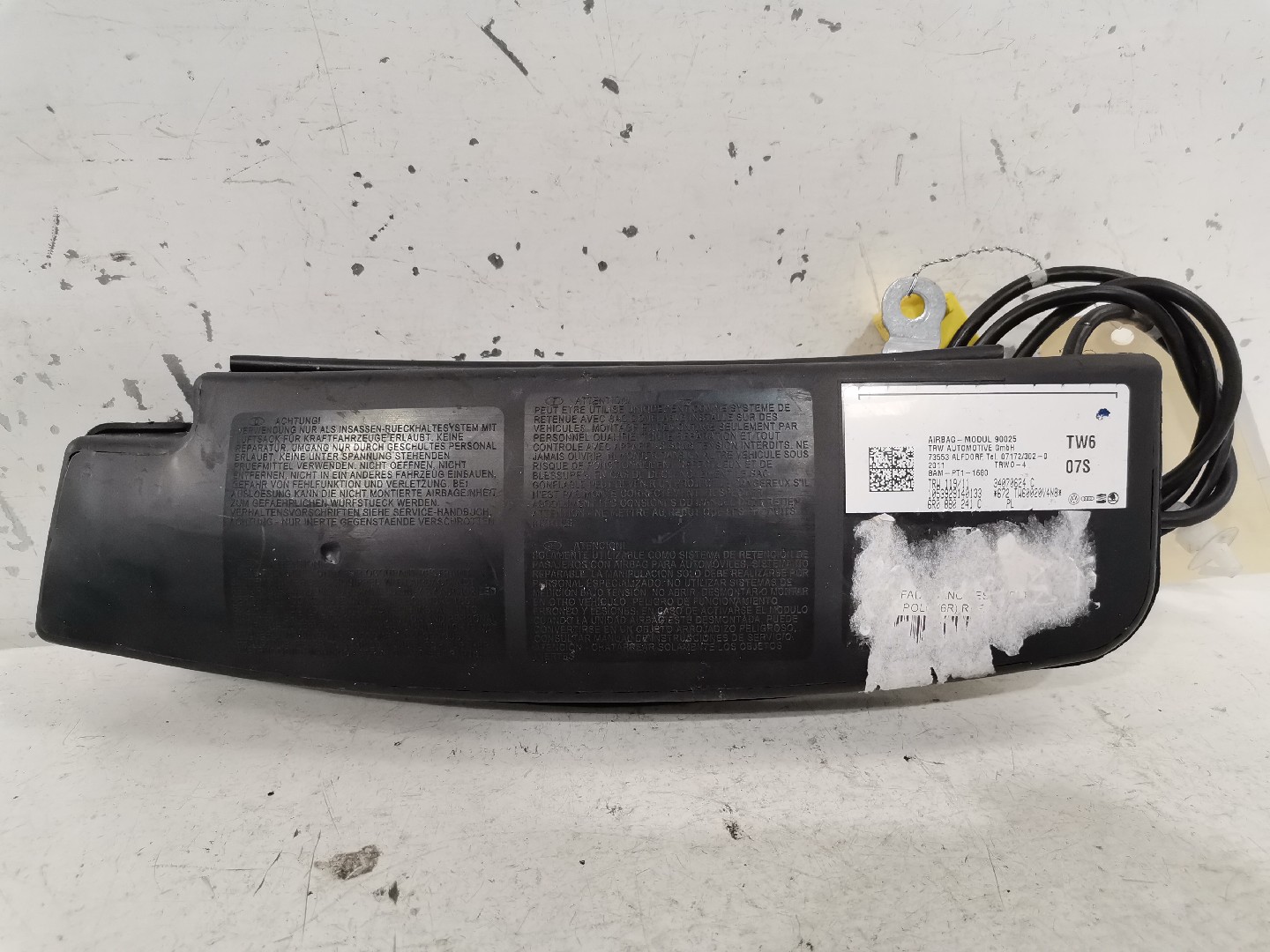 Almofada / Airbag Banco Esquerdo VOLKSWAGEN POLO (6R1, 6C1) | 09 - 