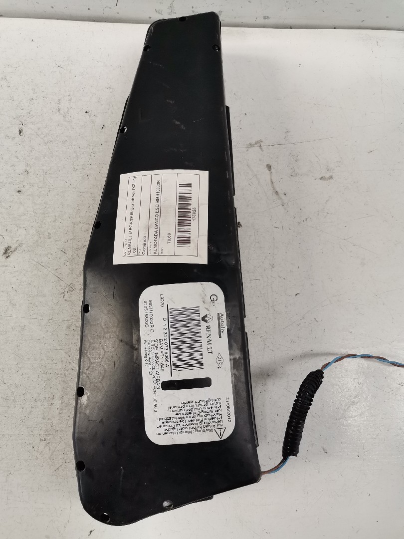 Almofada / Airbag Banco Esquerdo RENAULT MEGANE III Grandtour (KZ0/1) | 08 - 