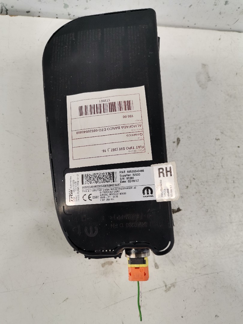 Almofada / Airbag Banco Direito FIAT TIPO SW (357_) 16- 