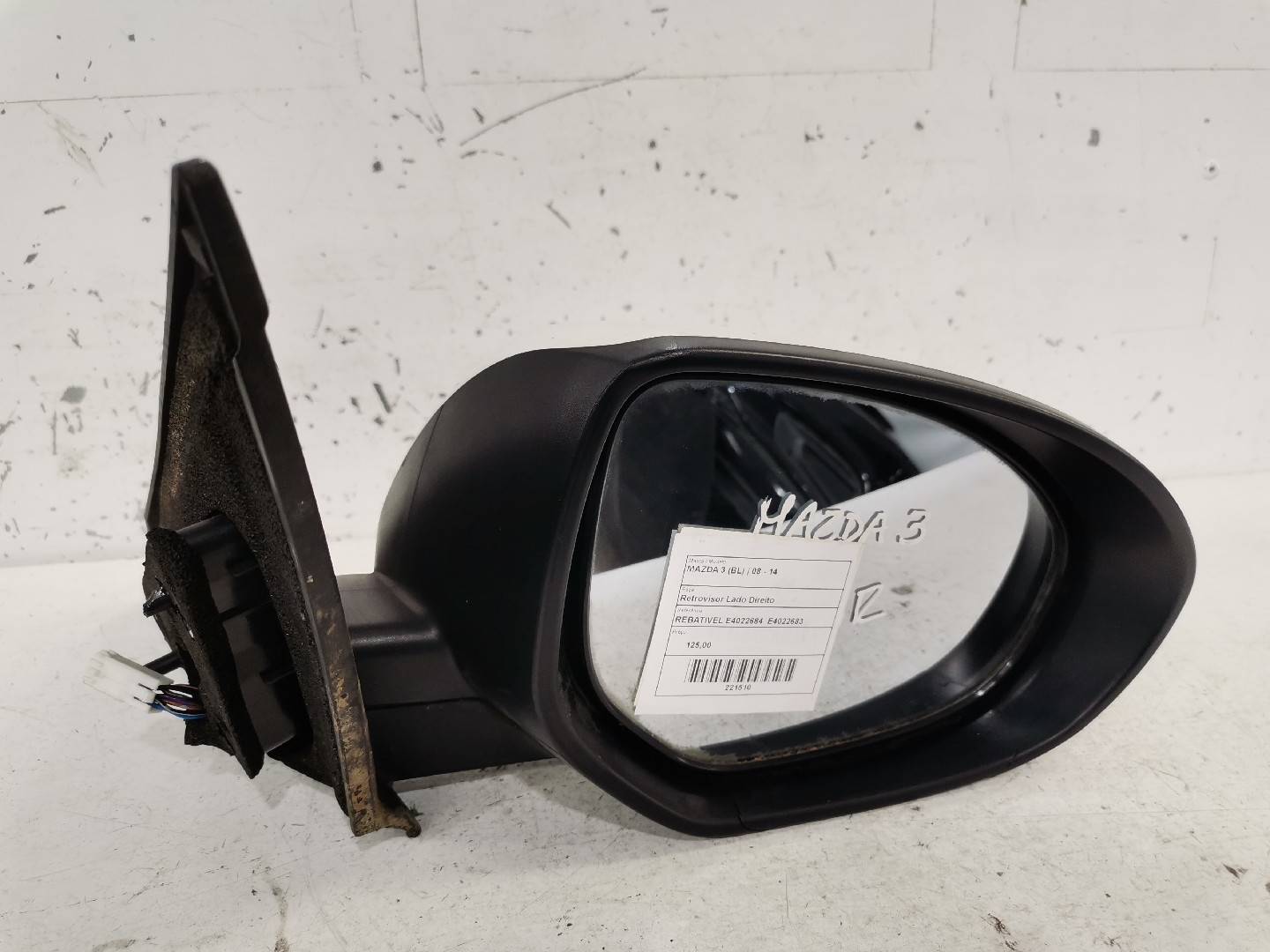 Retrovisor Lado Direito MAZDA 3 (BL) | 08 - 14