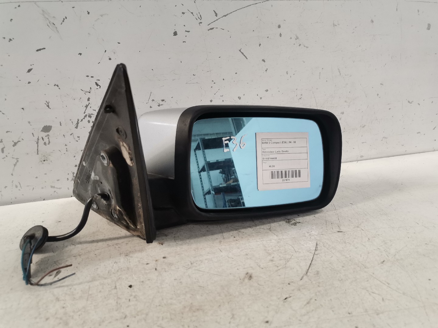 Retrovisor Lado Direito BMW 3 Compact (E36) | 94 - 00