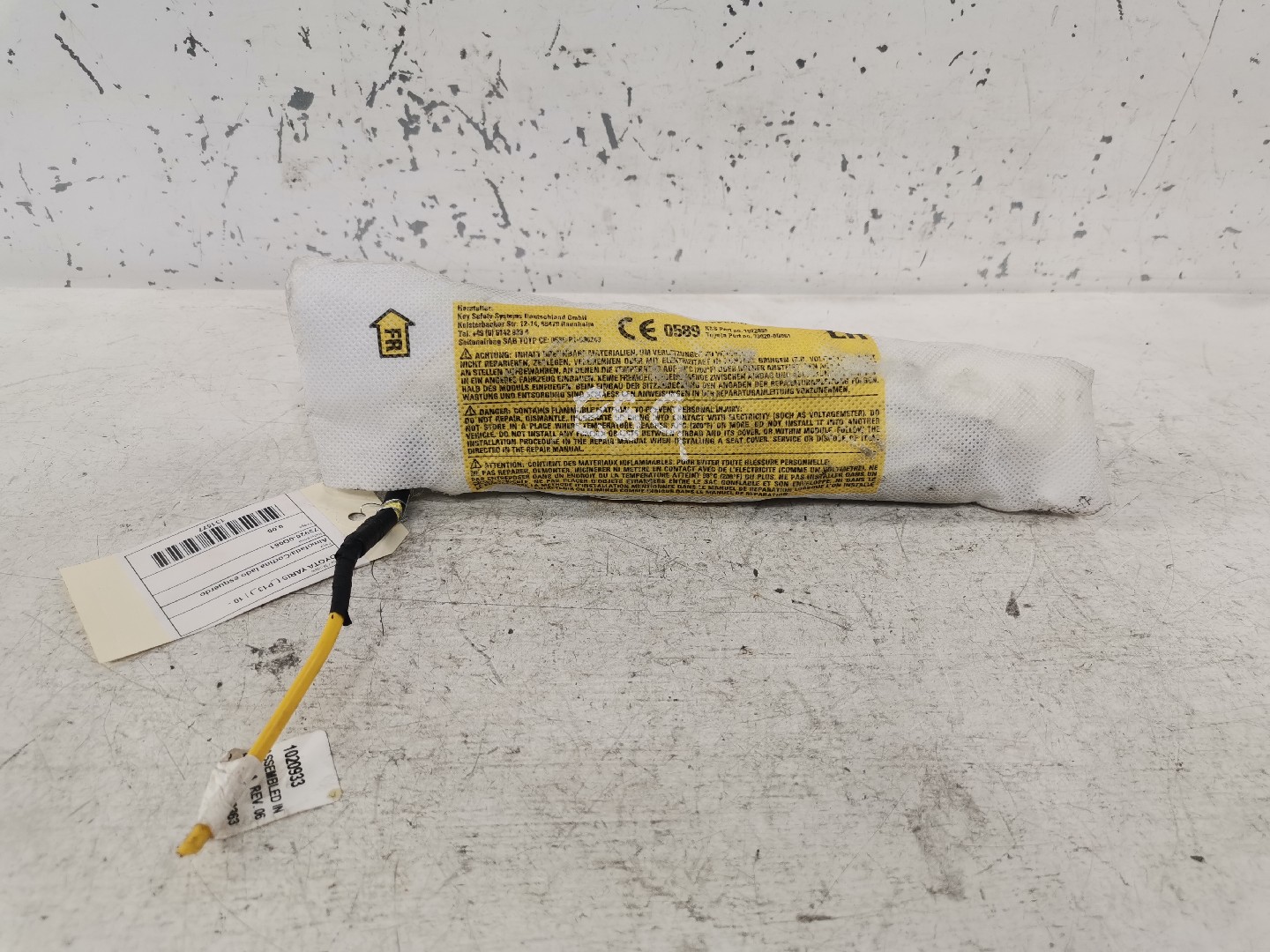 Almofada / Airbag Banco Esquerdo TOYOTA YARIS (_P13_) | 10 - 