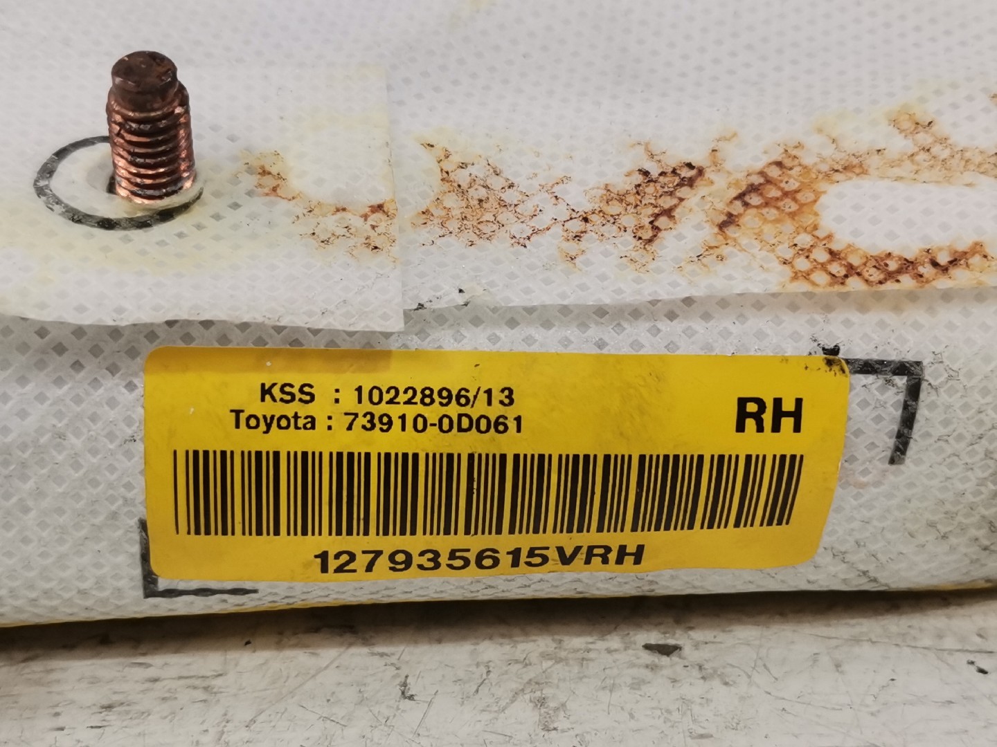 Almofada / Airbag Banco Direito TOYOTA YARIS (_P13_) | 10 -  Imagem-1